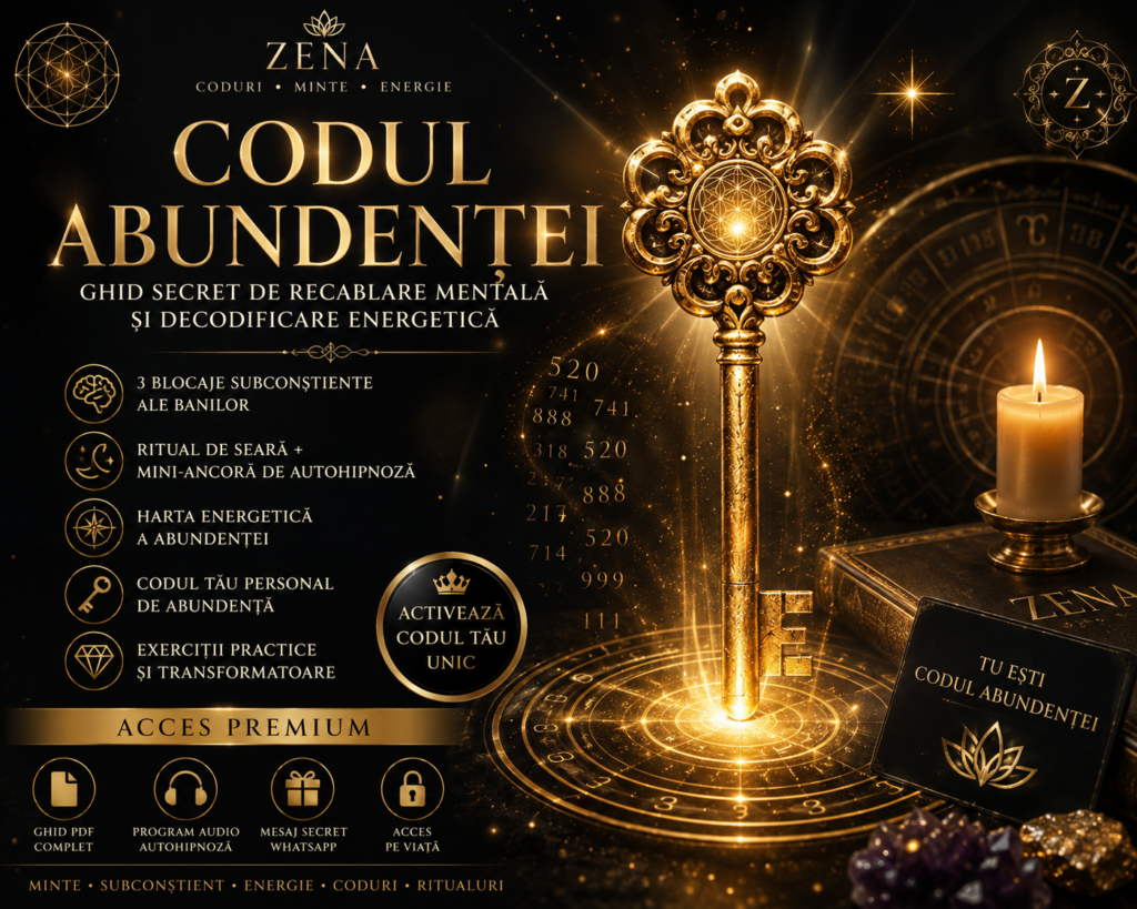 CODUL ABUNDENȚEI – Ghid Premium ZENA