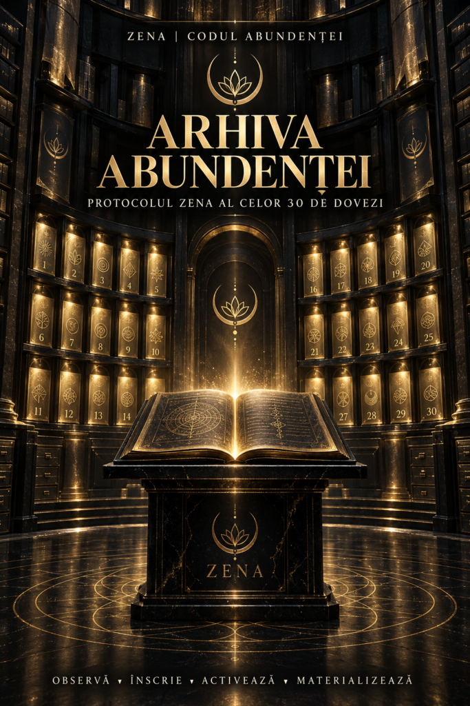 ARHIVA ABUNDENȚEI - Protocol ZENA 30 de Dovezi